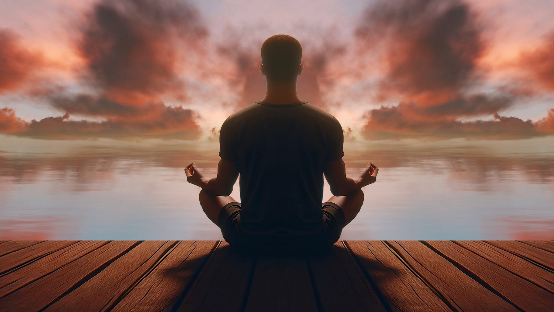 Meditation and spirituality concept for wellness, yoga, and spiritual themes
